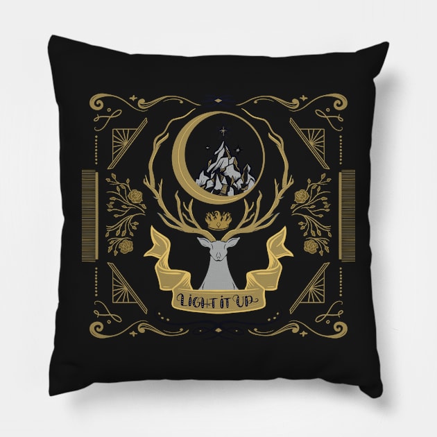 Light it up | sarahverse | Sarah J Maas Pillow by TheBigWish