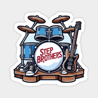 Step Brothers Drum Fan Art Magnet