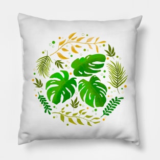 Tropical Leaves Pillow