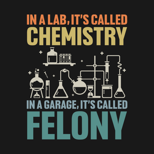 In a Lab its Called Chemistry in Garage it's called Felony by maxcode