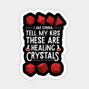 Dungeons & Dragons Healing Crystals Magnet