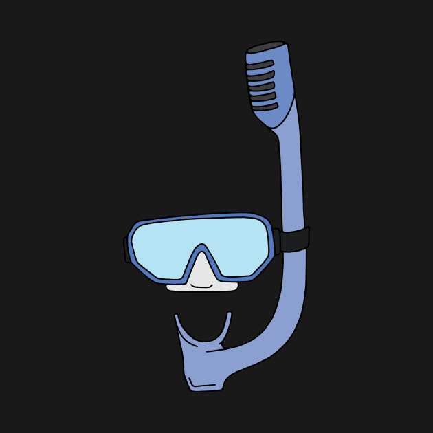 Snorkel and Goggles by murialbezanson