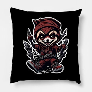 Red Panda Ninja_018 Pillow