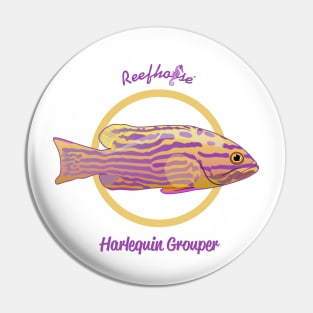 Harlequin Grouper Pin