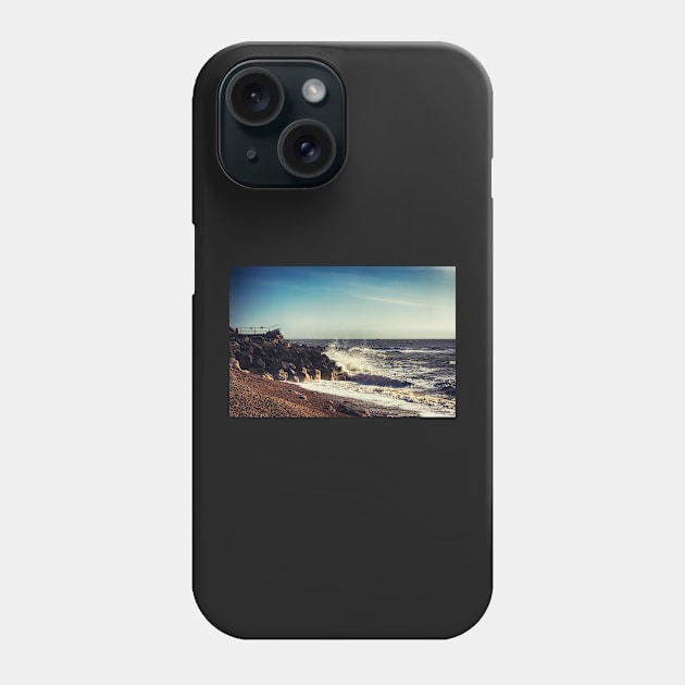 Battered Rocks Phone Case by InspiraImage