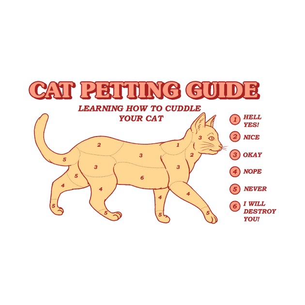 Discover Cat Petting Guide - Cat - T-Shirt