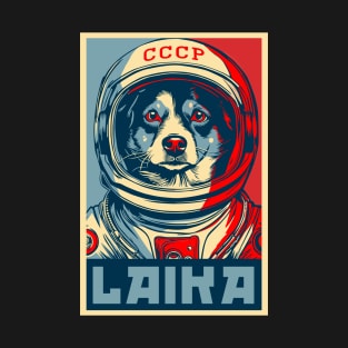 Laika First Animal to Orbit Earth T-Shirt