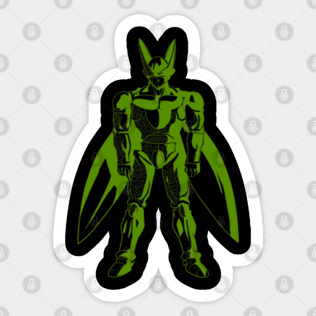 Dragon Ball Z Perfect Cell Dragon Ball Cell Sticker Teepublic