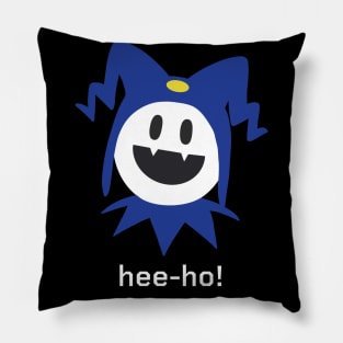 Jack Frost Shin Megami Tensei - white text Pillow