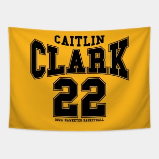 Catlin Clark 22 Iowa Basketball Tapestry