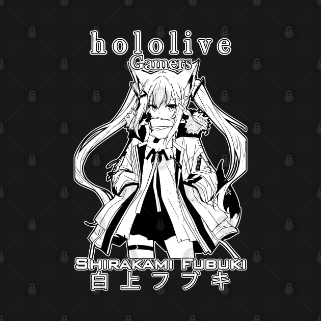 Shirakami Fubuki Gamers Hololive by TonaPlancarte