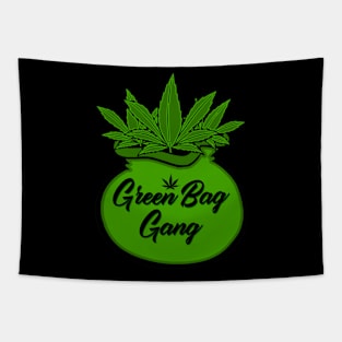 Green Bag Gang Tapestry