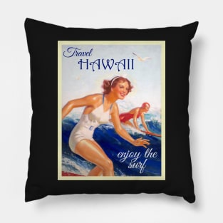 Travel Hawaii Pillow