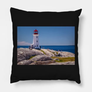 Peggys Cove Lighthouse Pillow