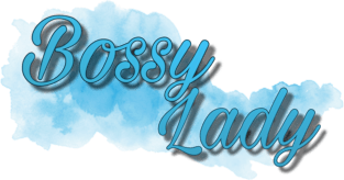 Bossy lady (blue) Magnet