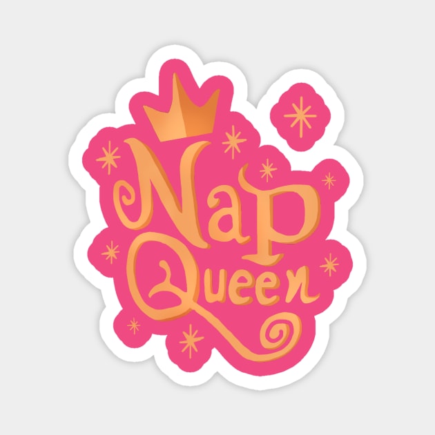Nap Queen - Aurora (Ralph Breaks the Internet) Magnet by NipahDUBS
