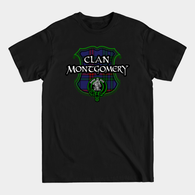 Discover Clan Montgomery Surname Scottish Clan Tartan Crest Badge - Scottish Clan - T-Shirt