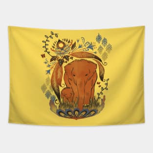 Elephants Sanctuary Tapestry