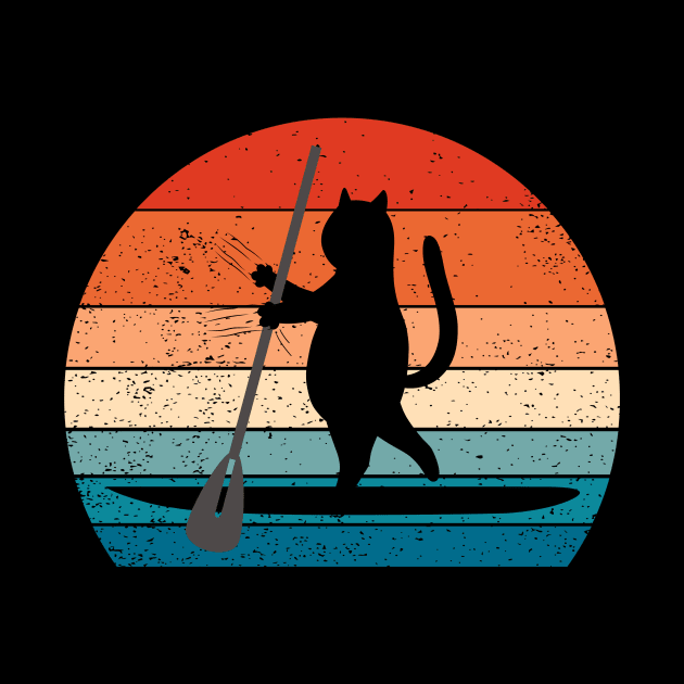 Paddleboard Cat Paws by MARKBAY Shop