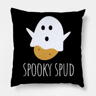 Spooky Spud Funny Halloween Potato Pillow