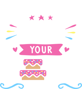 Whatever Bakes Your Cake Typography Magnet