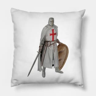 Crusader knight Pillow