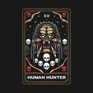 Human Hunter Tarot Card T-Shirt