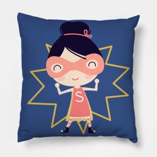 Girl Hero Pillow