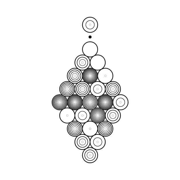 Visualisation of Pi to 25 decimal places by TyneDesigns