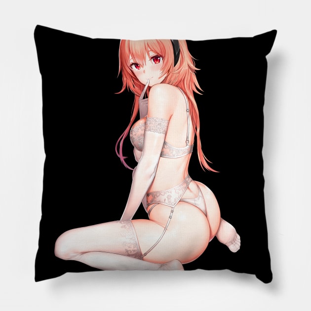 sexy anime girl Pillow by Venandeu