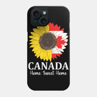 Home Canada Day Maple Sunflower Independence Day Phone Case