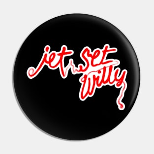 Jet Set Willy Graffiti Pin