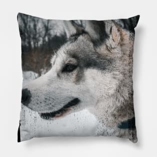 Siberian Husky : A Perfect Gift idea For your best friend Husky Owner, dogs T-shirt Pillow