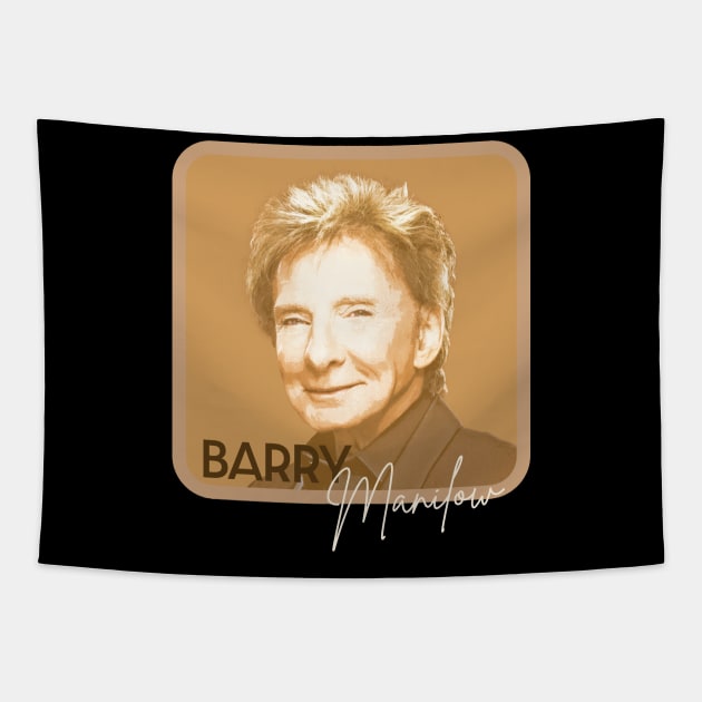 barry manilow old Tapestry by Thermul Bidean