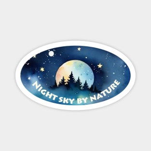 Night sky by nature Magnet