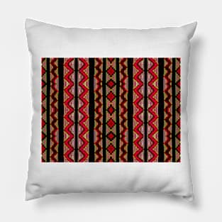 Navajo Colors 73 by Hypersphere Pillow