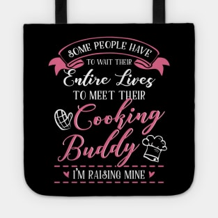 Cooking Mom and Baby Matching T-shirts Gift Tote