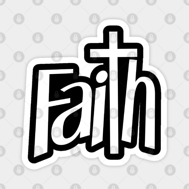 Faith Cross Magnet by Wilcox PhotoArt