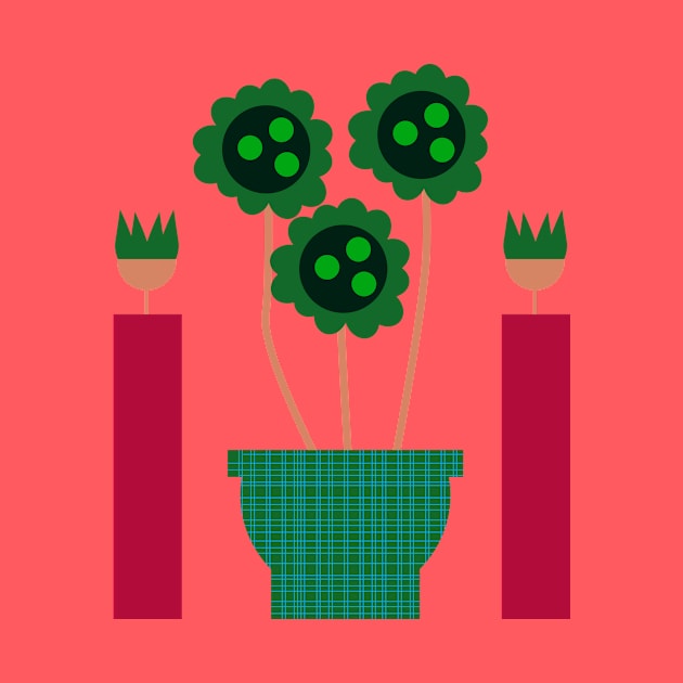 Retro houseplants by CocoDes