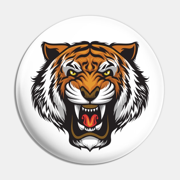 Tiger Rage Pin by Starquake