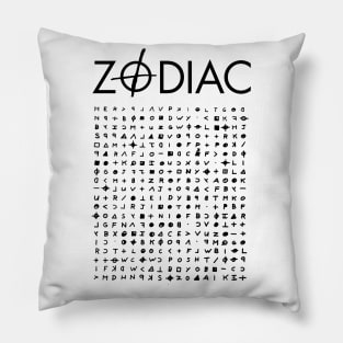 Zodiac killer Pillow