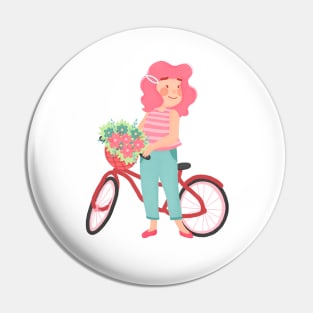 Summer girl Pin