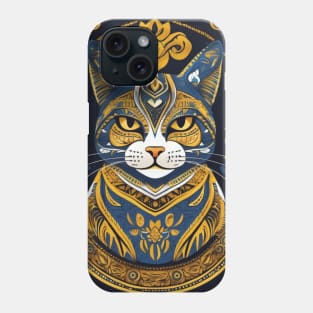 Celestial Feline Sovereign Phone Case