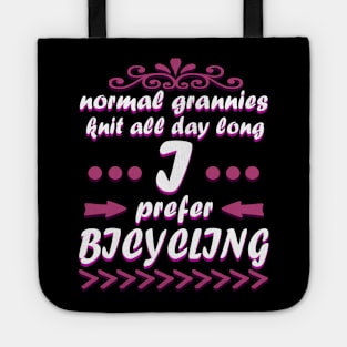 Grandma Cycling Bike Tour Fit Tote