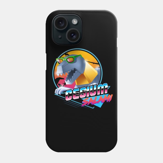 Cesium Salami Phone Case by RyanButtonIllustrations