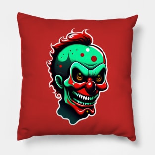 CLOWN'S SKULL 01 Pillow