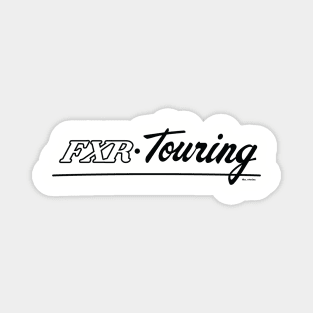 F X R - Touring Black and White 1 Magnet