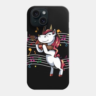 Magical Unicorn Violinist Violin Player Phone Case