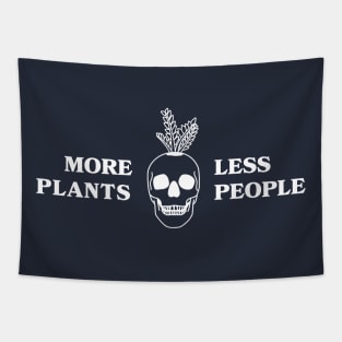 More Plants Less People Tapestry