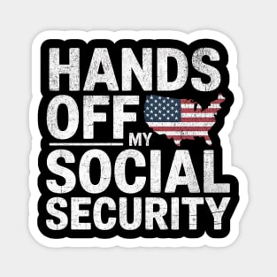 Hands-Off-My-Social -Security-retro Magnet